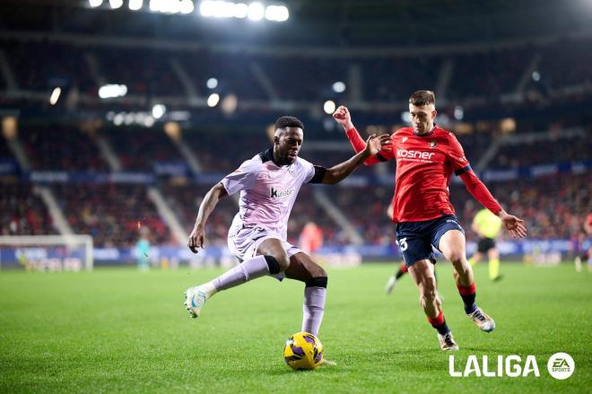 Iñaki Williams, ante Osasuna en El Sadar (Foto: LALIGA).