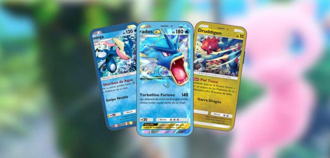 El poder de Gyarados EX en el meta de La Isla Singular, junto a Greninja y Druddigon.