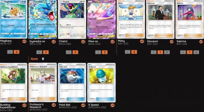 Chatot y Mew EX es une spacio por descubrir con muchas opciones jugables en este deck.