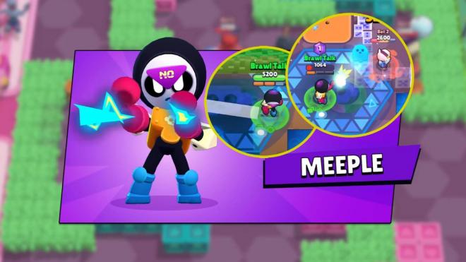 Meeple, el brawler tramposo y su dado mágico en Brawl Stars