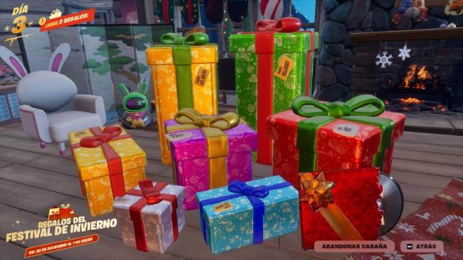 Los regalos de la cabaña del Festival de Invierno 2024 de Fortnite