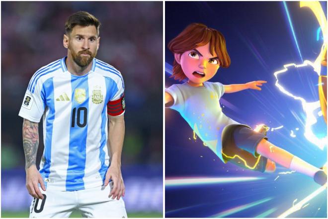 Leo Messi y su serie animada 'Messi and the Giants'.