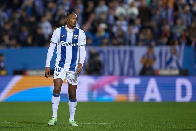 Sébastien Haller, durante un partido del Leganés (Foto: Cordon Press).