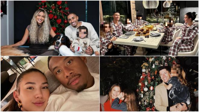 La estampa de Navidad de Raphinha, Cristiano Ronaldo, Alaba y Lewandwowski