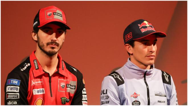 Pecco Bagnaia elogió a Marc Márquez cogiéndole de ejemplo para 2024 (Cordon Press).