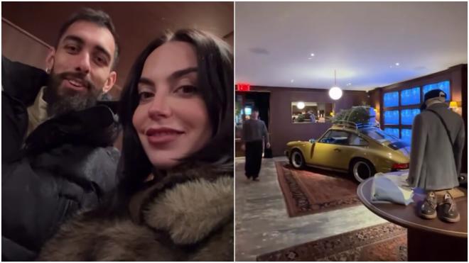 Borja Iglesias y María Valero visitando Nueva York (@borjaiglesias9)