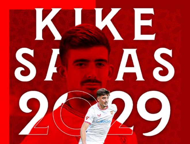 Kike Salas, renovado hasta 2029.