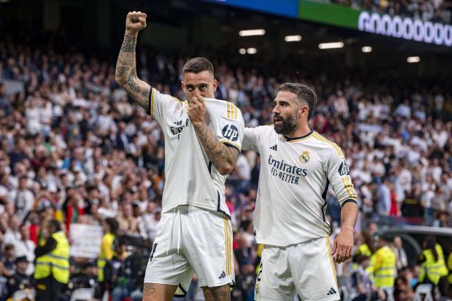 Carvajal y Joselu en el Real Madrid (Cordon Press)