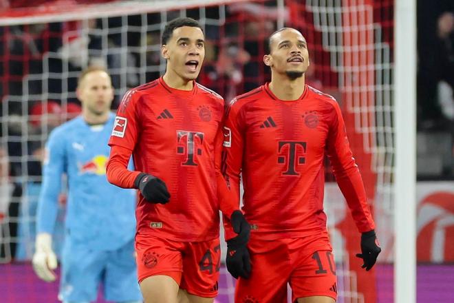 Jamal Musiala y Leroy Sané con el Bayern (Cordon Press)