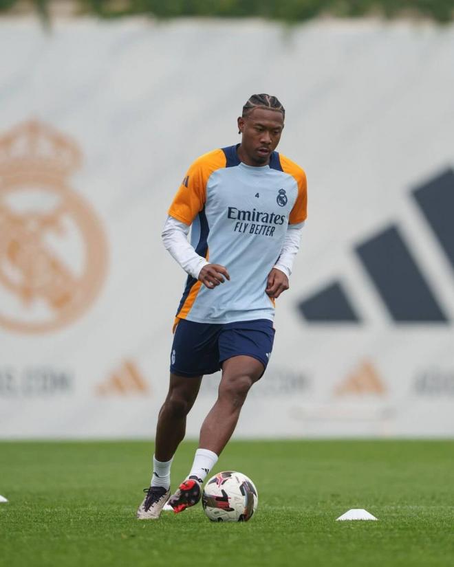 David Alaba entrenando (Real Madrid)