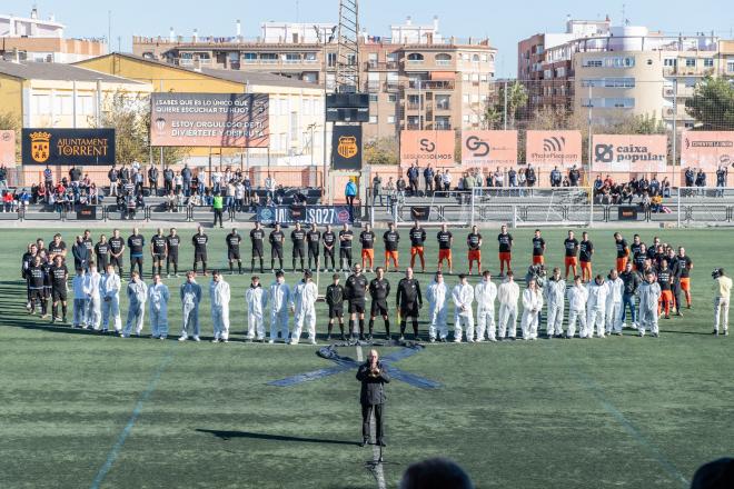 Leyendas del Valencia CF contra la DANA