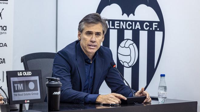 Miguel Ángel Corona, en sala de prensa (Foto: VCF).