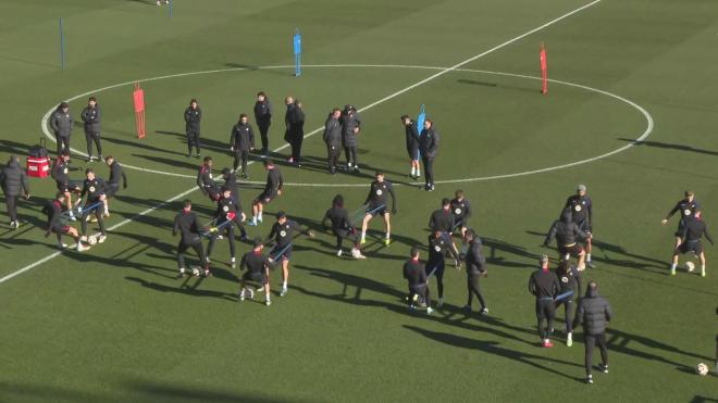 El entrenamiento a puerta abierta del FC Barcelona.