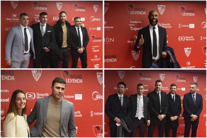 Futbolistas y leyendas del Sevilla se despiden de Jesús Navas (Foto: Kiko Hurtado).