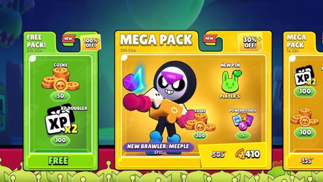 Meeple, la oferta más cotizada de la tienda arcade del evento Pizza Planet en Brawl Stars