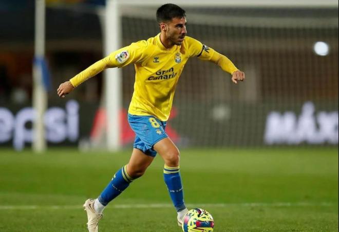 Fabio González, durante un partido con la UD Las Palmas (Foto: LALIGA).