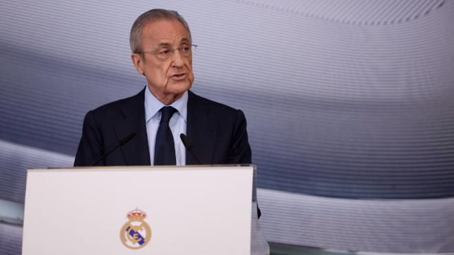 Florentino Pérez, en un acto del Real Madrid (Cordon Press)