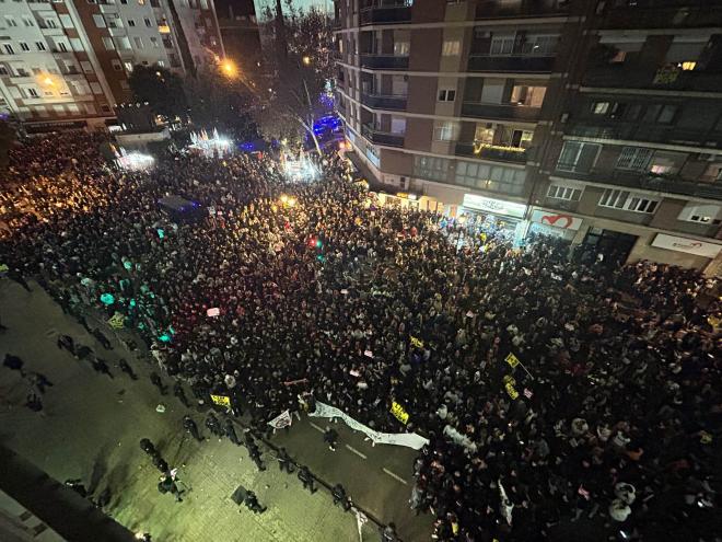 Protestas el día del Real Madrid