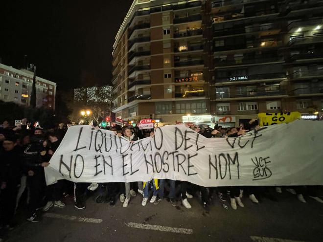 Protestas el día del Real Madrid