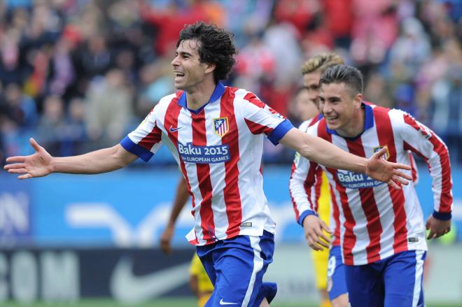 Tiago celebra un gol con el Atlético de Madrid (Cordon Press)