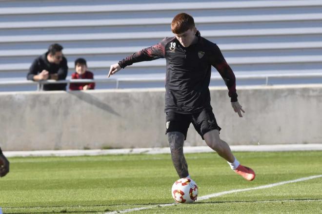 Valentín Barco, durante la sesión del viernes (Foto: Kiko Hurtado).