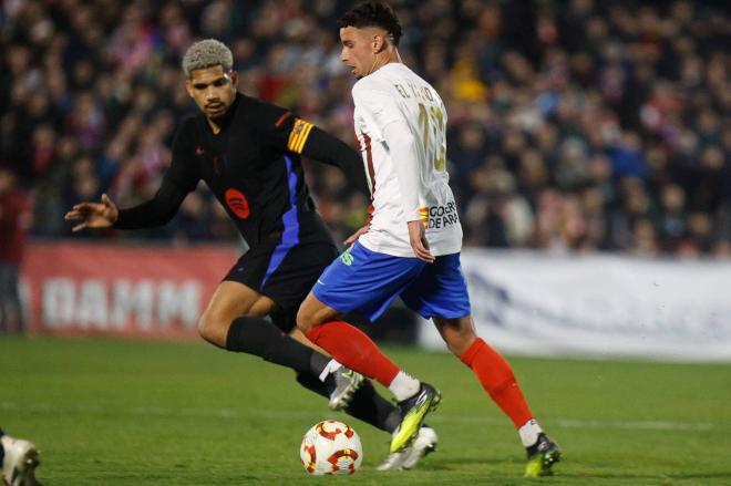 Araujo, en el partido frente al Barbastro (Cordon Press)