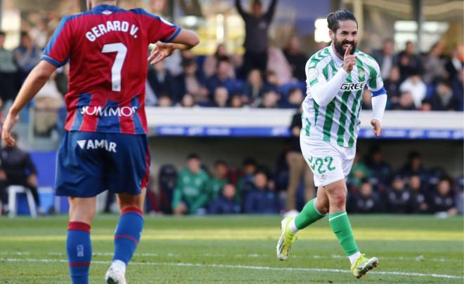 Isco, en el Huesca-Betis (Foto: Cordon Press).