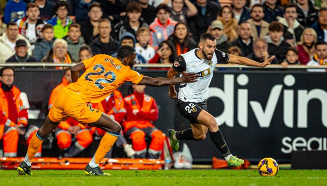 Luis Rioja ante el Real Madrid