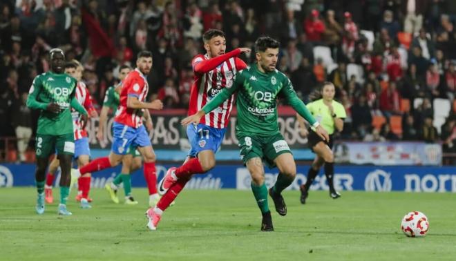 Martín Ochoa, en un partido con el CD Lugo (Foto: CD Lugo).