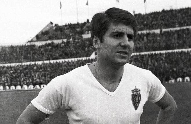 Juan Manuel Villa, con el Real Zaragoza (Foto: RZ).