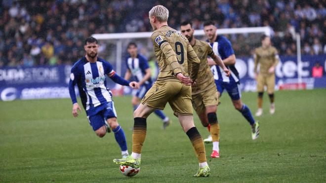 Orri Oskarsson, en el Ponferradina-Real Sociedad (Foto: Real Sociedad).