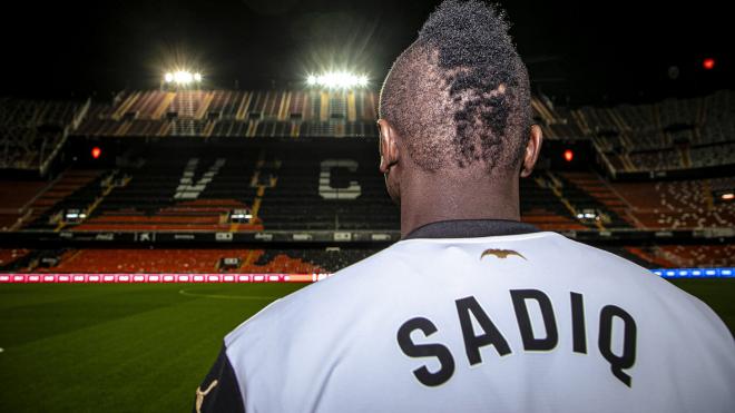 Sadiq Umar en Mestalla