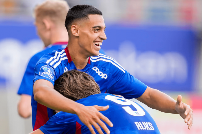 Jones El-Abdellaoui, jugador del Vålerenga Fotball Elite.