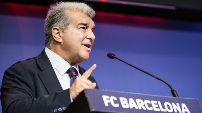 Joan Laporta, en la junta del FC Barcelona (Europa Press)