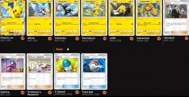 Galvántula toma el poder en el deck de Pikachu.