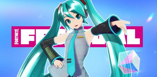 Hatsune Miku, la estrella de la 7ª temporada de Fortnite Festival