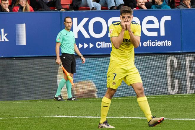 Gerard Moreno celebra un gol con el Villarreal (Foto: VCF).