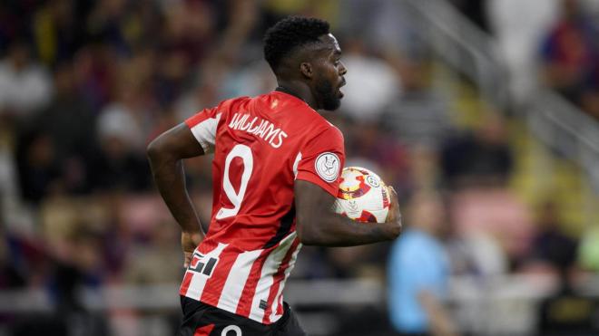 Iñaki Williams en la Supercopa frente al Barça (Foto: Athletic Club).