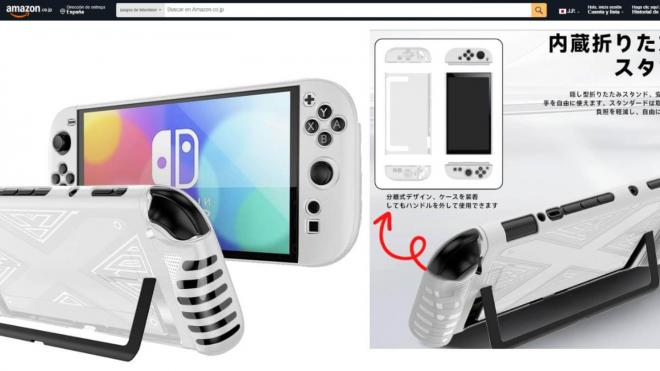 Una funda para la Nintendo Switch 2 filtrada en Amazon Japón