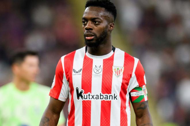 Iñaki Williams, en la Supercopa frente al Barça (Foto: Athletic Club).