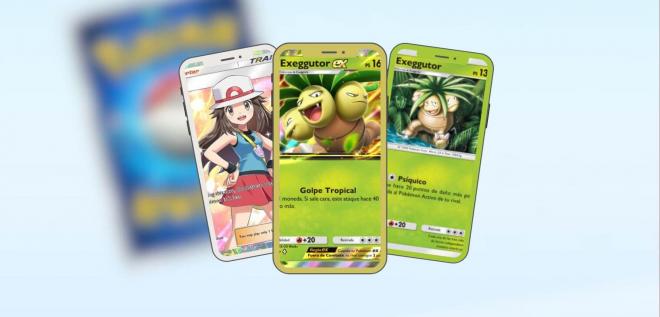 Exeggutor presenta sus tres caras en algunos de los mejores mazos de Pokémon Pocket.