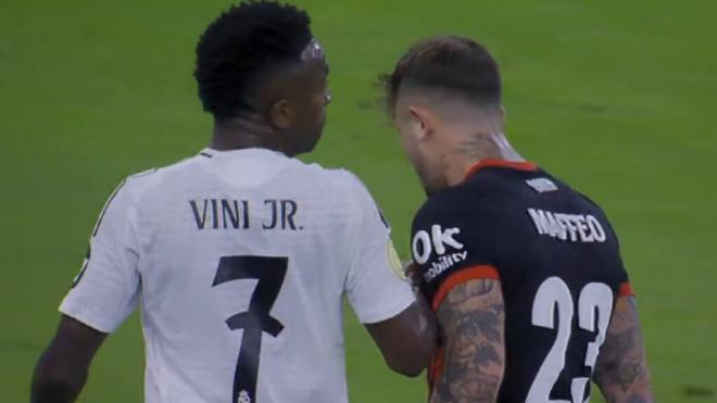 Vinicius y el golpe a Pablo Maffeo (Movistar +)