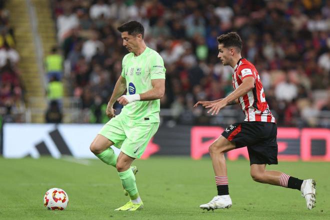 Robert Lewandowski, en la Supercopa de España (Cordon Press)