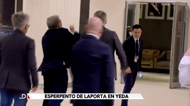 Laporta y el corte de mangas tras la cautelarísima (ElDesmarque)