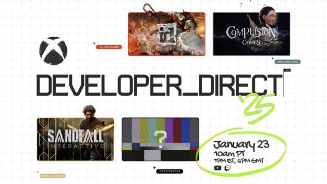 Xbox Developer Direct anuncia 4 juegos y fecha de evento en enero.