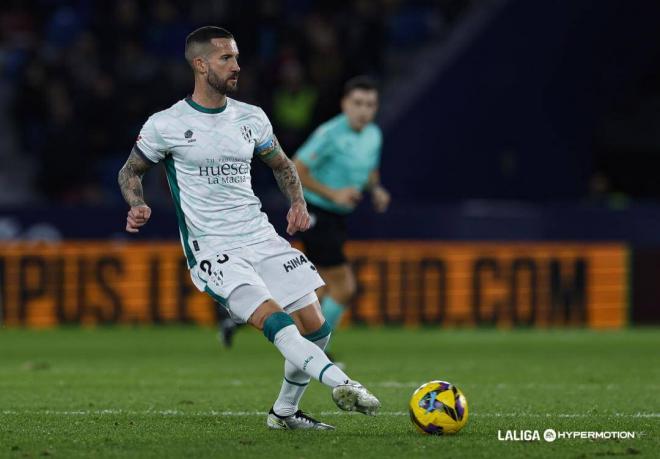 Óscar Sielva con la SD Huesca (Foto: LALIGA).