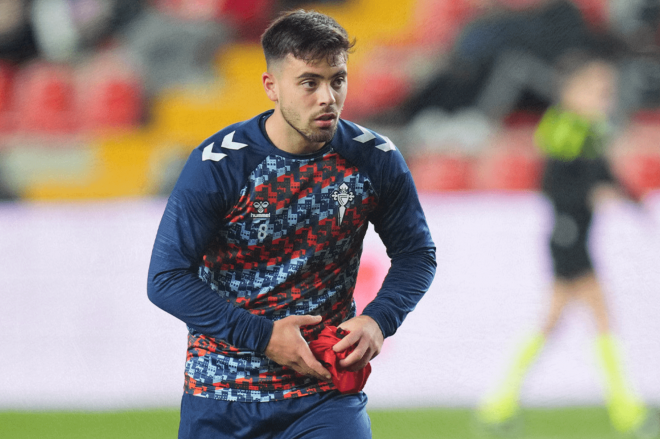 Fran Beltrán en Vallecas (Foto: RC Celta).