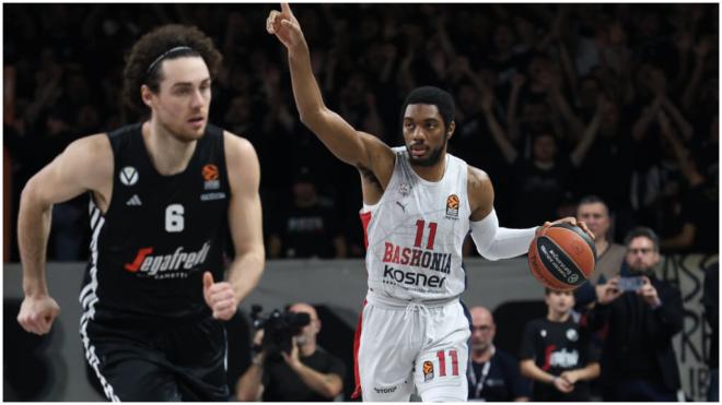 El Baskonia cayó por dos puntos (foto: Baskonia tw)