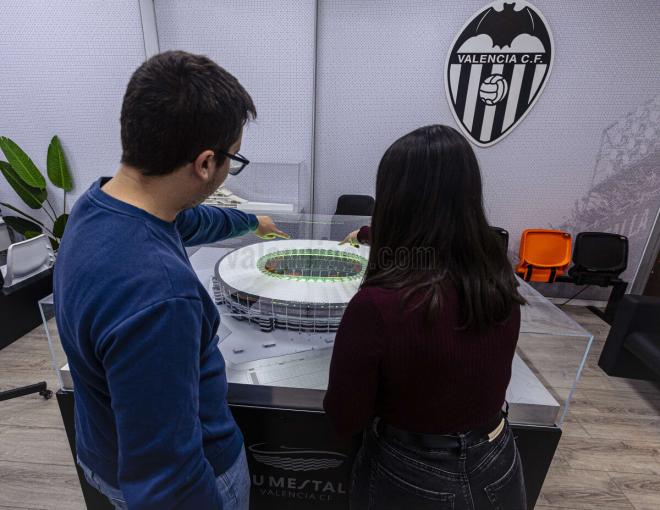 Maqueta del nuevo estadio