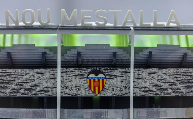 Maqueta del Nou Mestalla